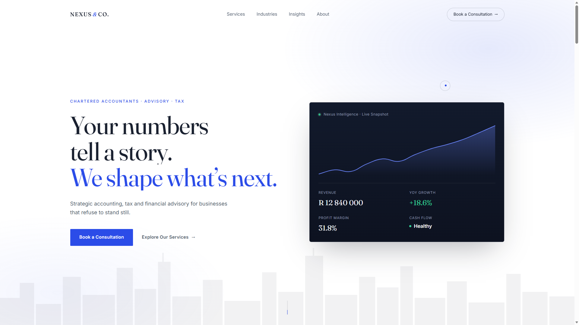 Nexus Co website screenshot
